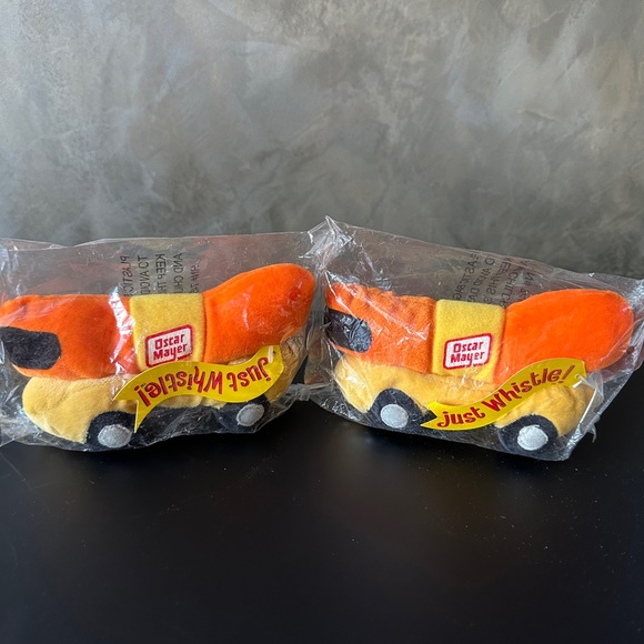 Other - Vintage Oscar Mayer Small Plush Weinermobile - Set of 2